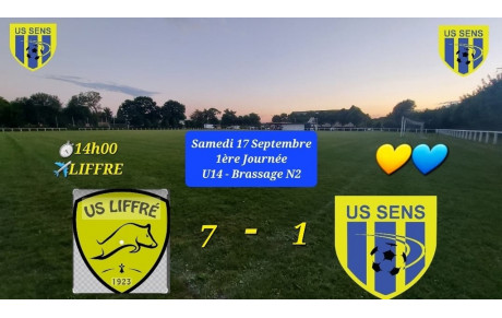 U14 - Brassage / US LIFFRE - J1