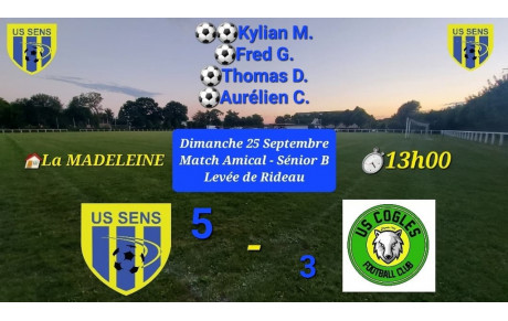 Amical B - US COGLES