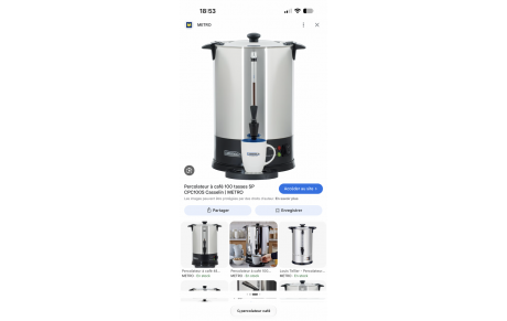 Percolateur café 